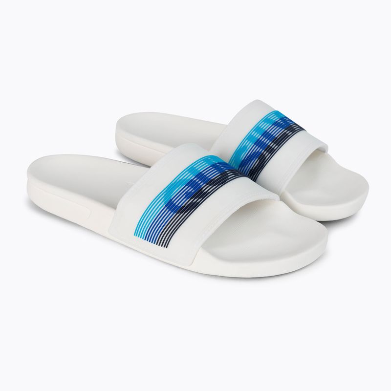 Quiksilver vyriškos Rivi Wordmark Slide white/white/blue šlepetės 5