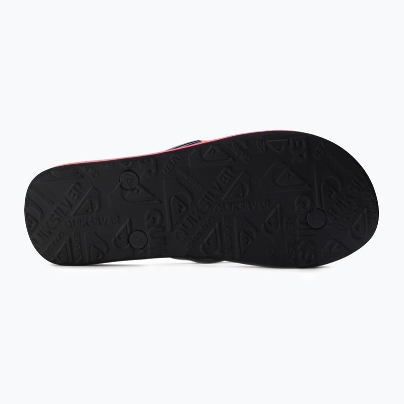 Vyriškos šlepetės Quiksilver Molokai Acid Drop black/orange 4