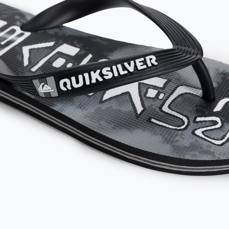 Quiksilver Molokai Acid Drop vaikiškos šlepetės black 7