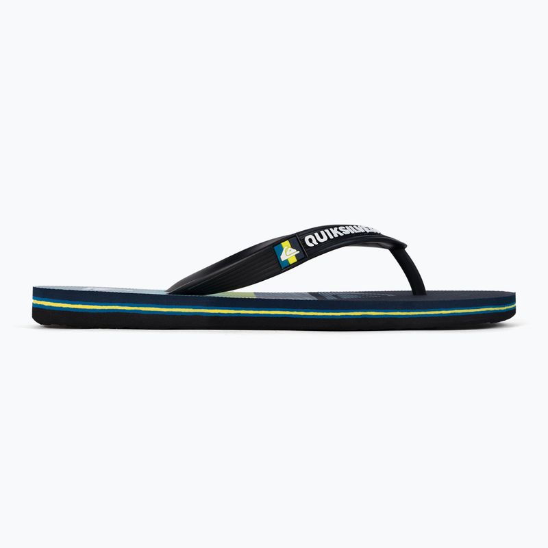 Quiksilver Molokai Art B blue 1 vaikiškos šlepetės 2