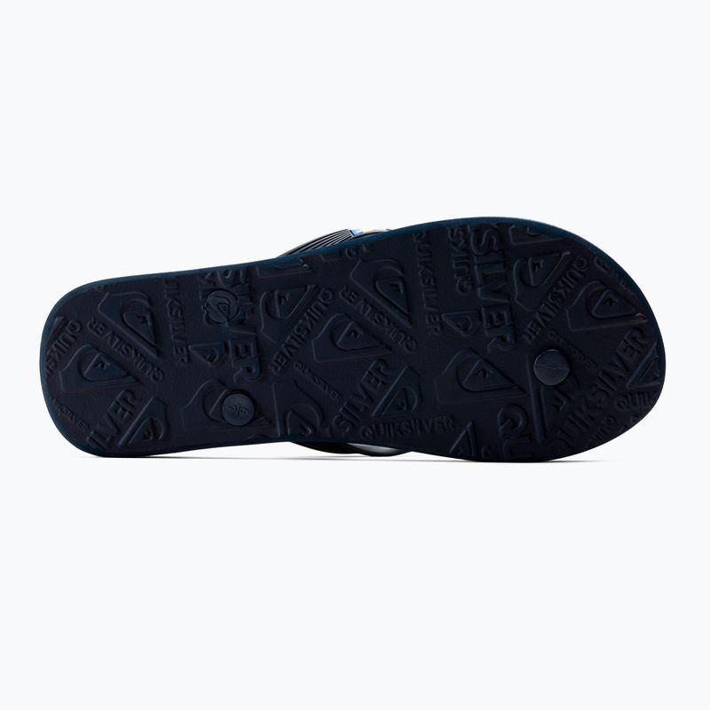 Quiksilver Molokai Art SNDL vyriškos šlepetės blue AQYL101264-BYJ1 4