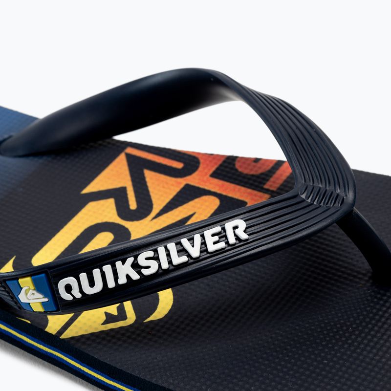 Quiksilver Molokai Art SNDL vyriškos šlepetės blue AQYL101264-BYJ1 7