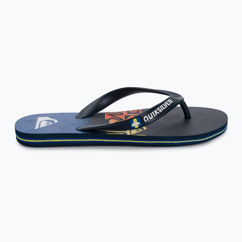 Quiksilver Molokai Art B blue vaikiškos šlepetės 2