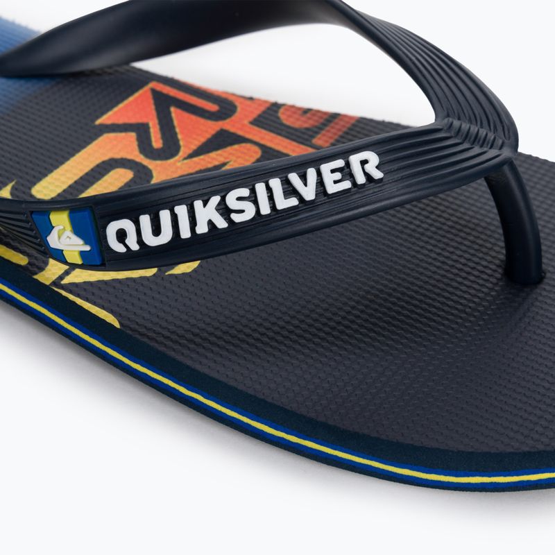 Quiksilver Molokai Art B blue vaikiškos šlepetės 7