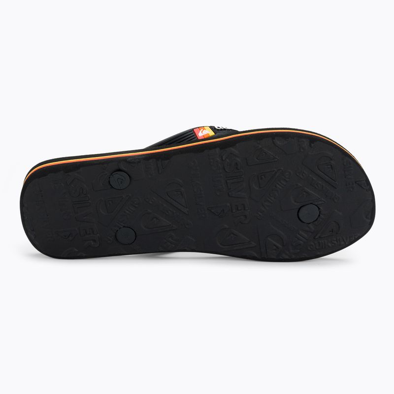 Quiksilver Molokai Art B black vaikiškos šlepetės 4