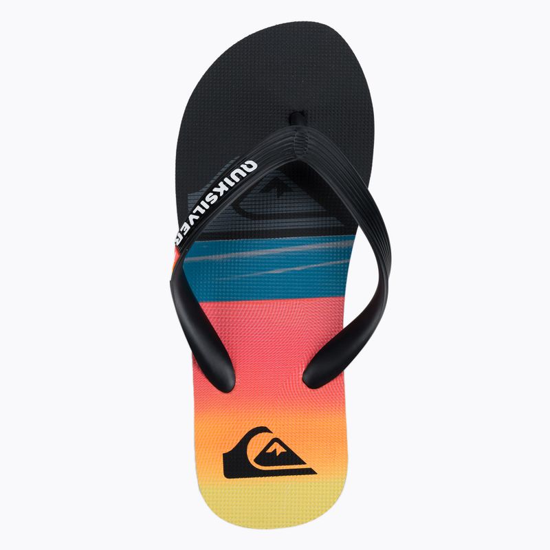 Quiksilver Molokai Art B black vaikiškos šlepetės 6