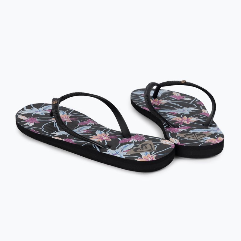 Moteriškos ROXY Bermuda Print J black šlepetės 3