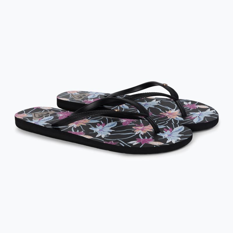 Moteriškos ROXY Bermuda Print J black šlepetės 5