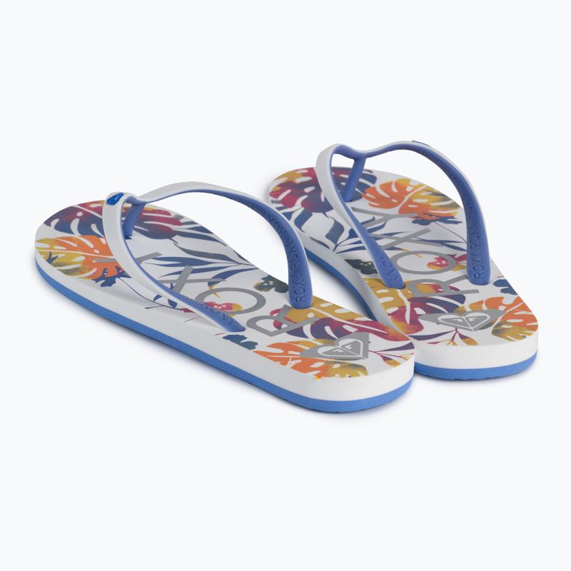 ROXY Tahiti VII moteriškos basutės balta/mėlyna/balta 3