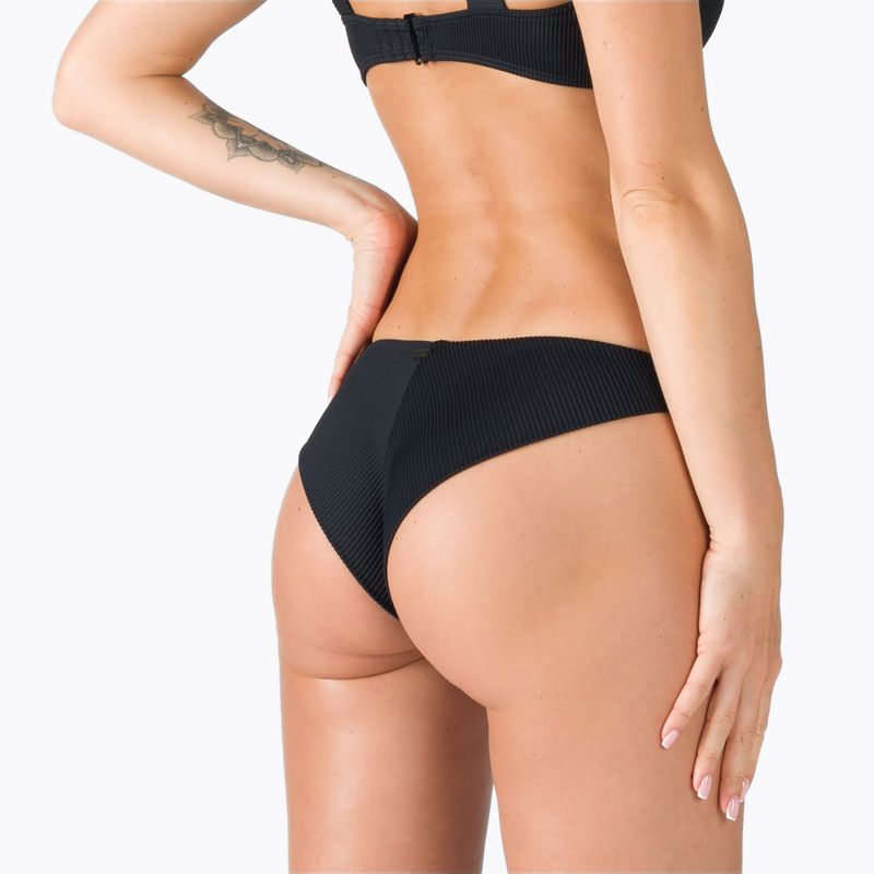 ROXY Love The Baja Cheeky antracito spalvos maudymosi kostiumėlio apatinė dalis 3