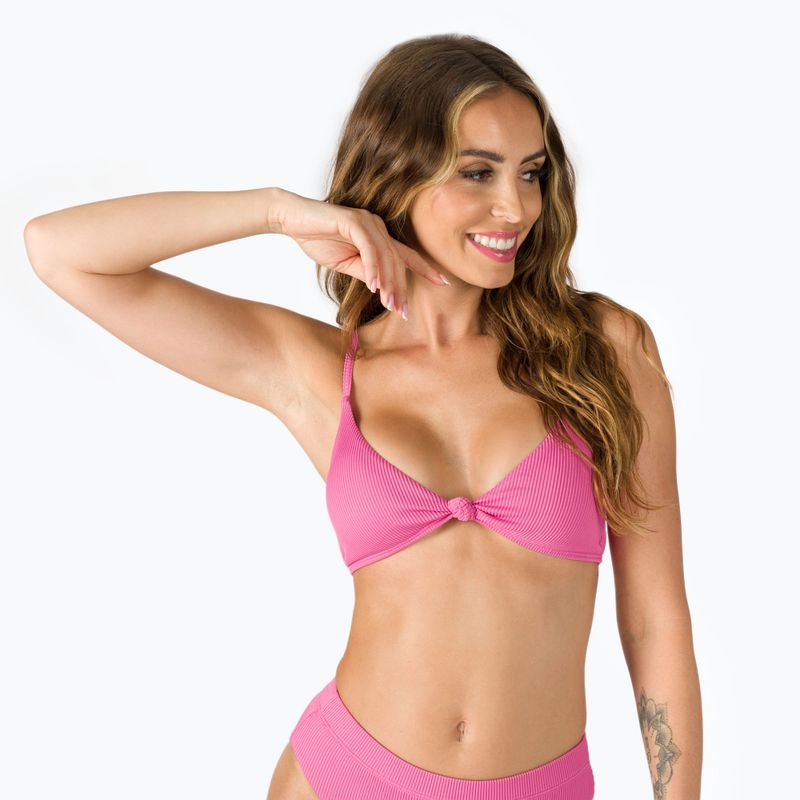 ROXY Love The Surf Knot pink guava maudymosi kostiumėlio viršutinė dalis