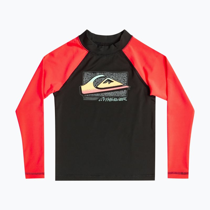 "Quiksilver Next Gen" vaikiški maudymosi marškinėliai fiery coral