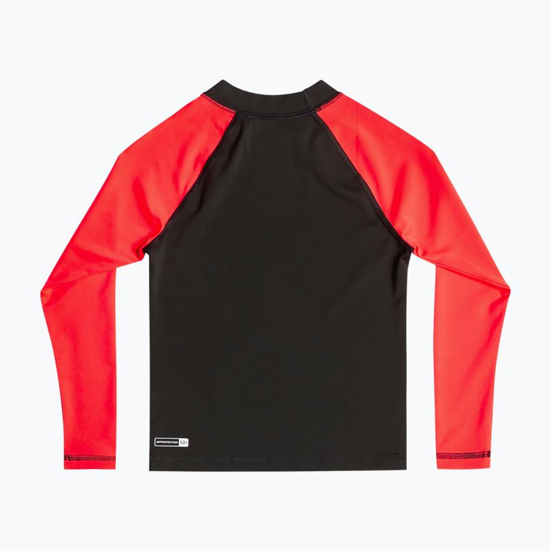 "Quiksilver Next Gen" vaikiški maudymosi marškinėliai fiery coral 2