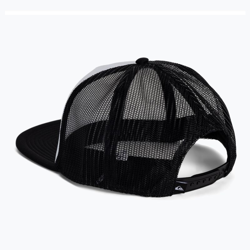 Quiksilver Foamslayer vyriška beisbolo kepuraitė balta/juoda 3