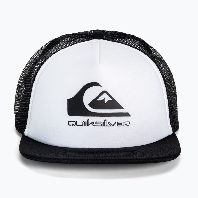 Quiksilver Foamslayer vyriška beisbolo kepuraitė balta/juoda 4