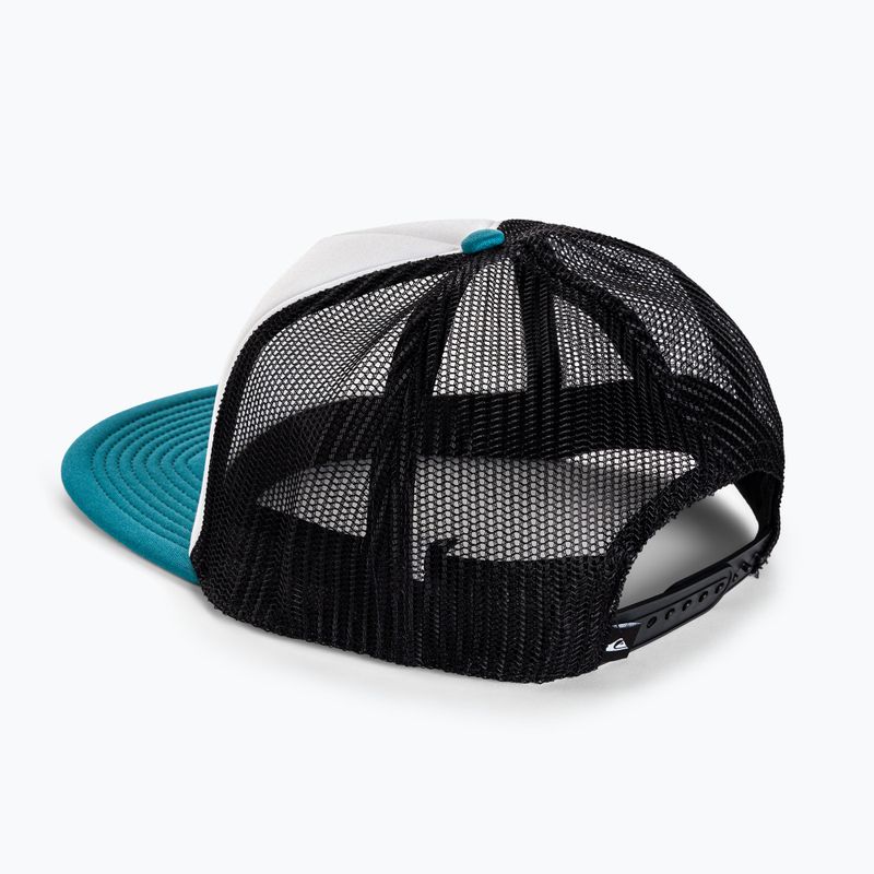 Quiksilver Foamslayer vyriška beisbolo kepuraitė balta/mėlyna 4