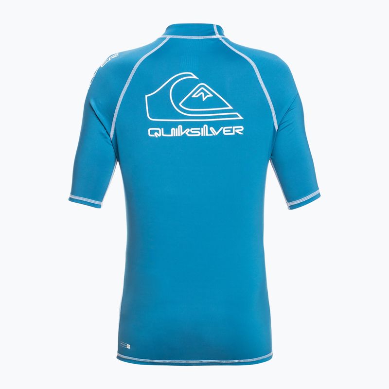 Quiksilver Ontour vyriški maudymosi marškinėliai mėlyni EQYWR03359-BYH0 2