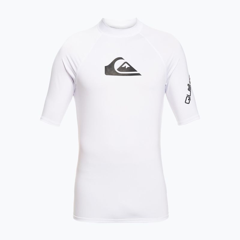 Quiksilver vyriški maudymosi marškinėliai All Time balti EQYWR03358-WBB0