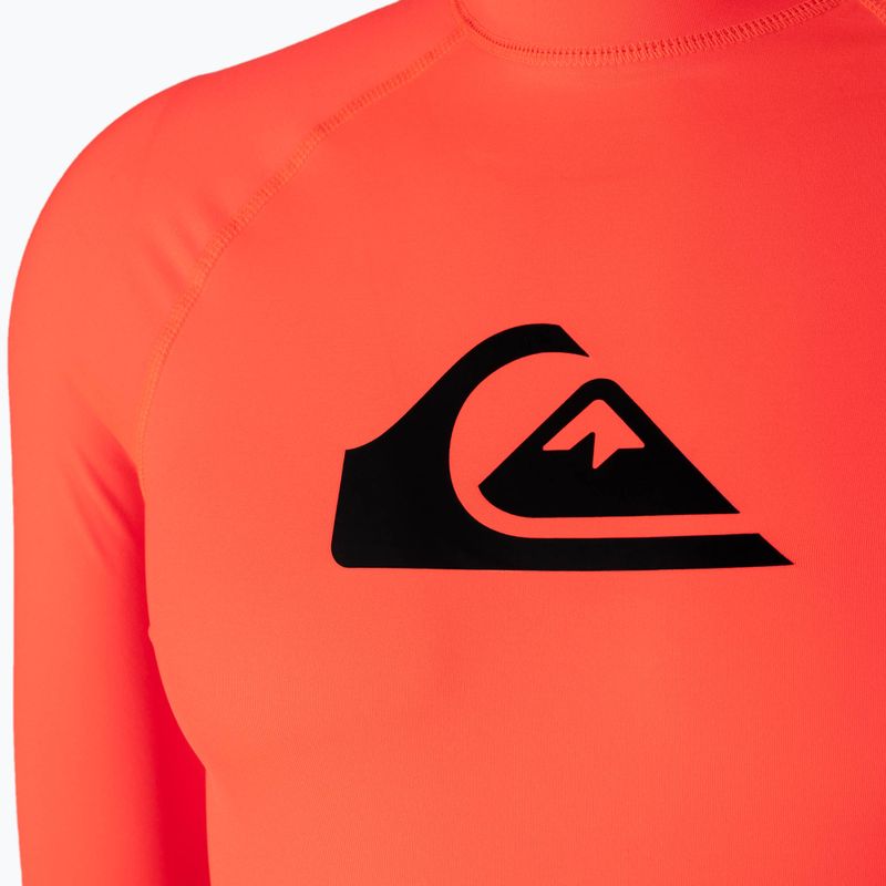 Quiksilver All Time vyriški maudymosi marškinėliai orange EQYWR03357 3