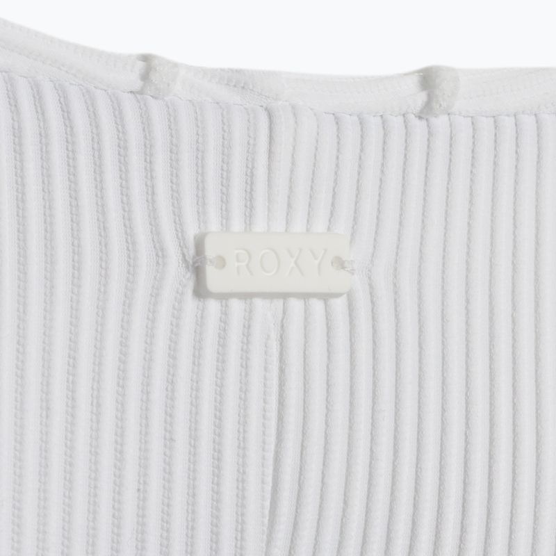 ROXY Love The Baja ryškiai baltos spalvos maudymosi kostiumėlio apatinė dalis 3