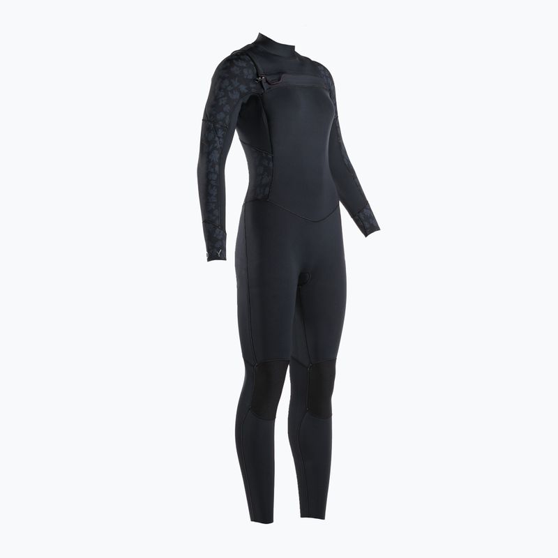 Moteriškas ROXY 5/4/3 Swell Series FZ GBS juodos spalvos hidrokostiumas