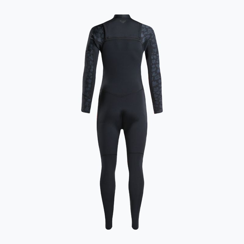 Moteriškas ROXY 5/4/3 Swell Series FZ GBS juodos spalvos hidrokostiumas 3