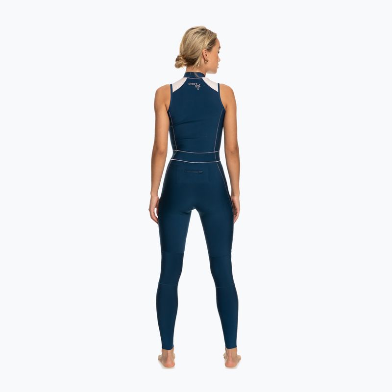 Moteriškas ROXY 1.5 ROXY Rise Long Jane FZ QLCK jodo mėlynos spalvos maudymosi kostiumas 2