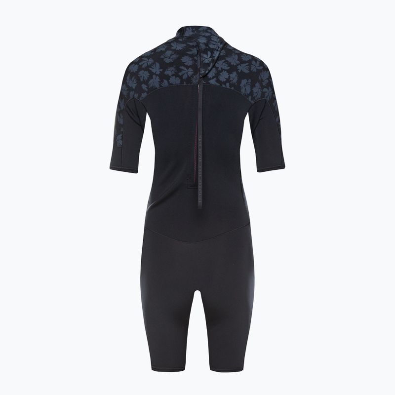 Moteriškas ROXY 2.0 Swell Series SS BZ QLCK juodos spalvos maudymosi kostiumas 3