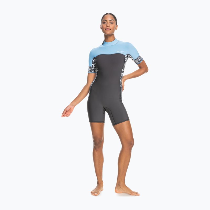 Moteriškas ROXY 2.0 Swell Series SS BZ QLCK jet/boy blue hidrokostiumas 2