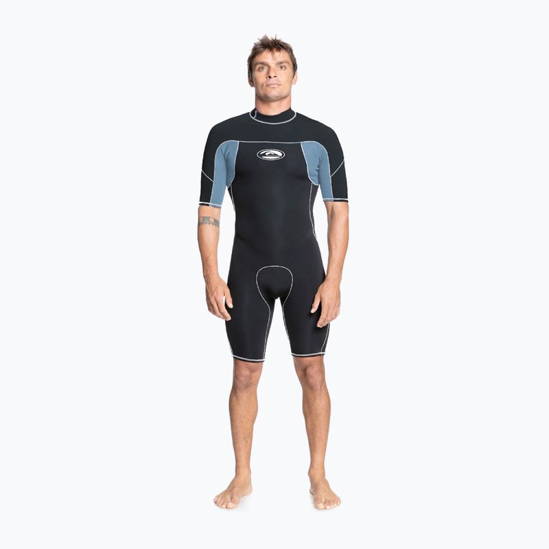 Quiksilver vyriškas 2/2 Capsule Saturn SS SP juodas/provincijos mėlynas hidrokostiumas 7