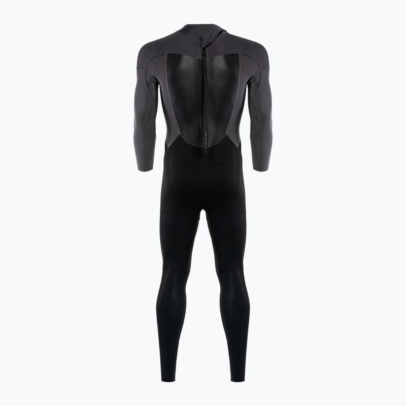Quiksilver vyriškas 4/3 Prologue BZ KTW0 pilkai juodas maudymosi kostiumėlis EQYW103175-KTW0 2