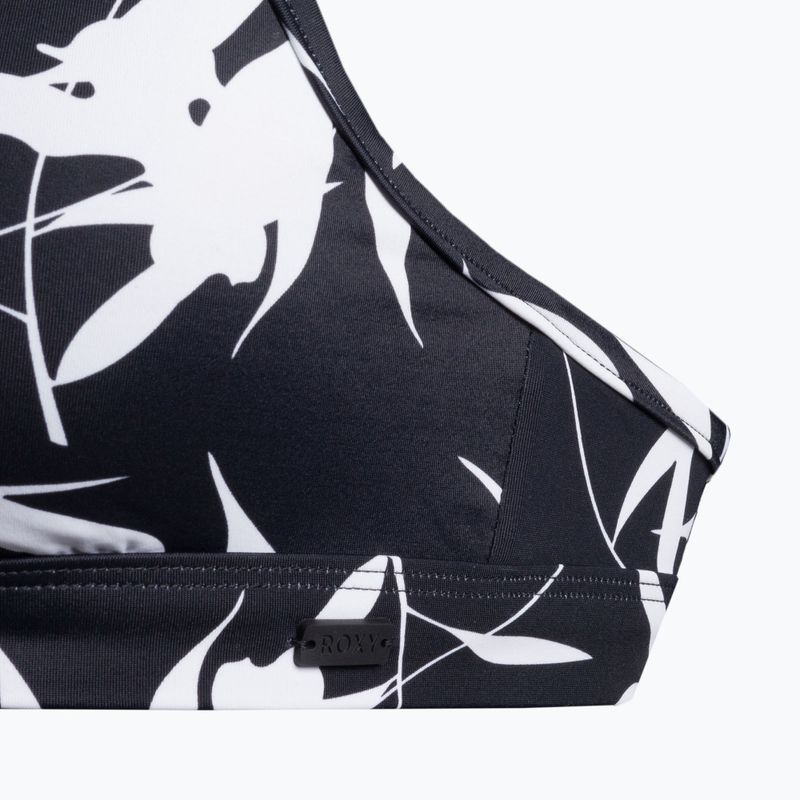 ROXY Love The Cross Step maudymosi kostiumėlio viršutinė dalis antracite surf trippin bico s 3