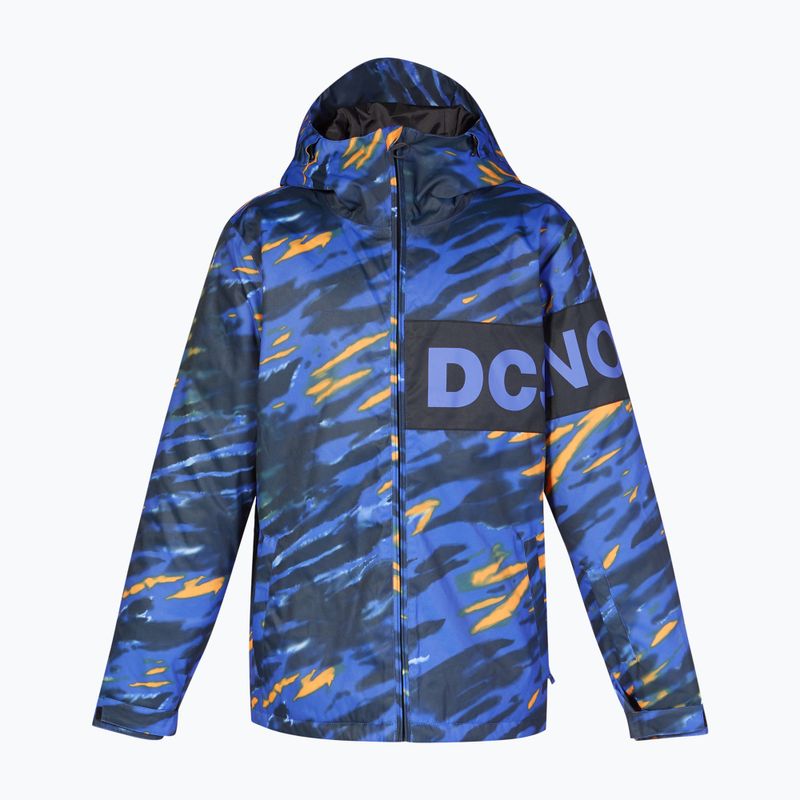 DC Propaganda angled tie dye vyriška snieglenčių striukė karališkai mėlyna 9