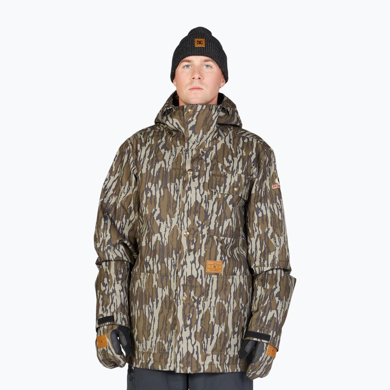 Vyriška DC Servo mossy oak original bottomland snieglenčių striukė