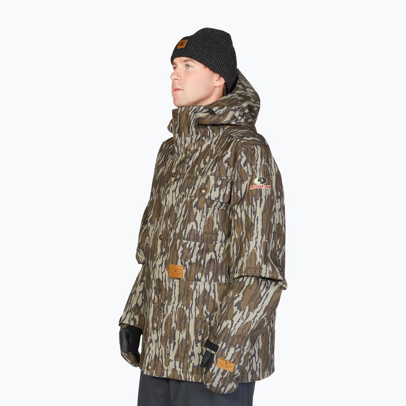 Vyriška DC Servo mossy oak original bottomland snieglenčių striukė 3