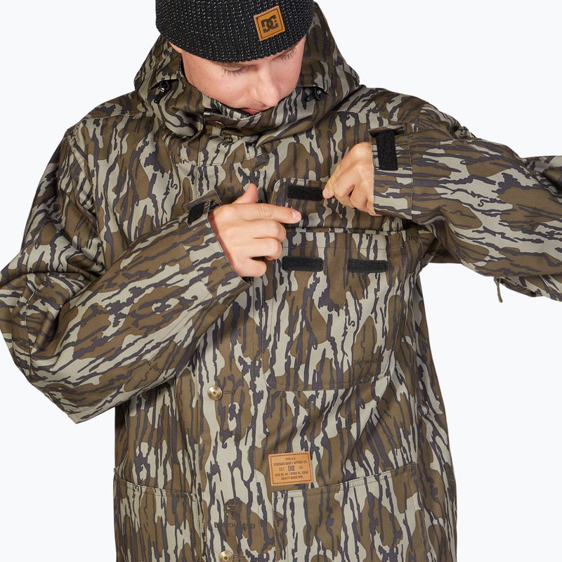 Vyriška DC Servo mossy oak original bottomland snieglenčių striukė 4