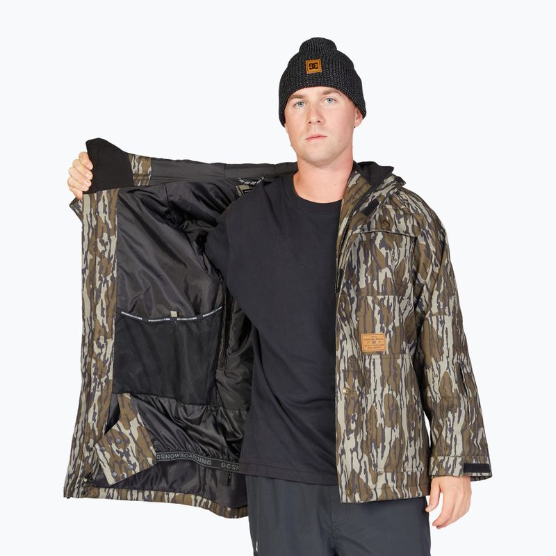 Vyriška DC Servo mossy oak original bottomland snieglenčių striukė 7