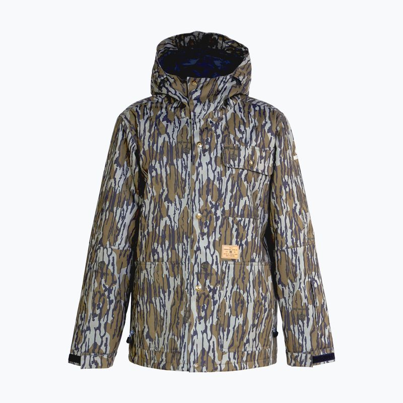 Vyriška DC Servo mossy oak original bottomland snieglenčių striukė 8