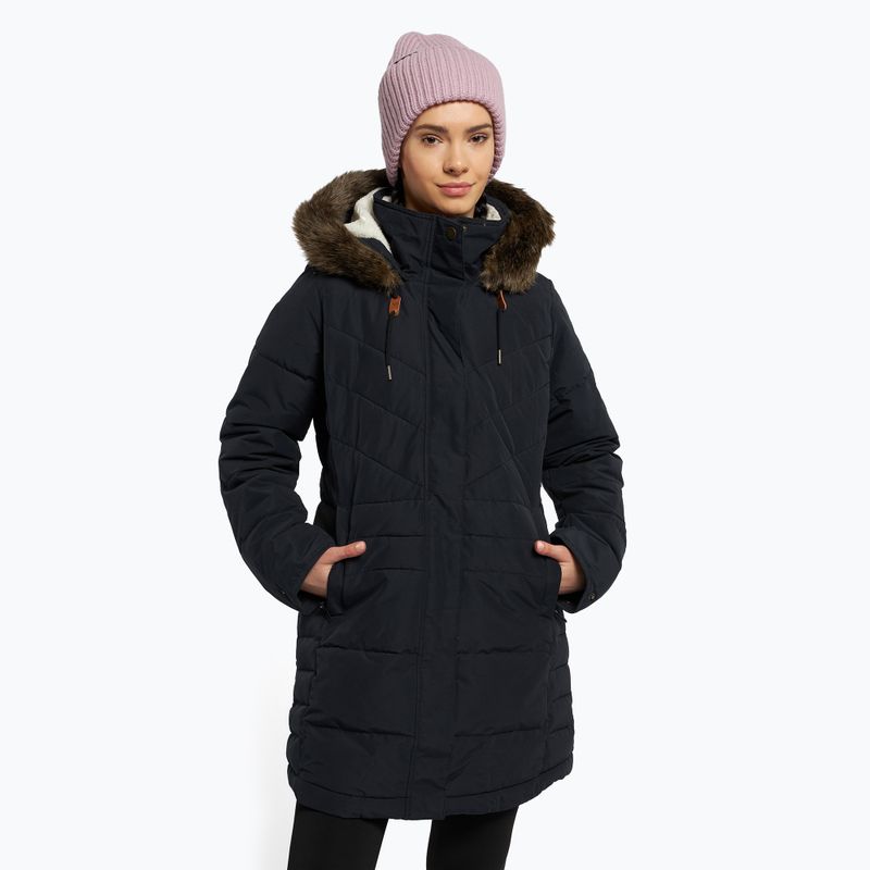 Moteriška pūkinė striukė ROXY Ellie true black