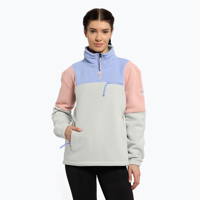 Moteriškas snieglenčių džemperis ROXY Chloe Kim Layer heather grey