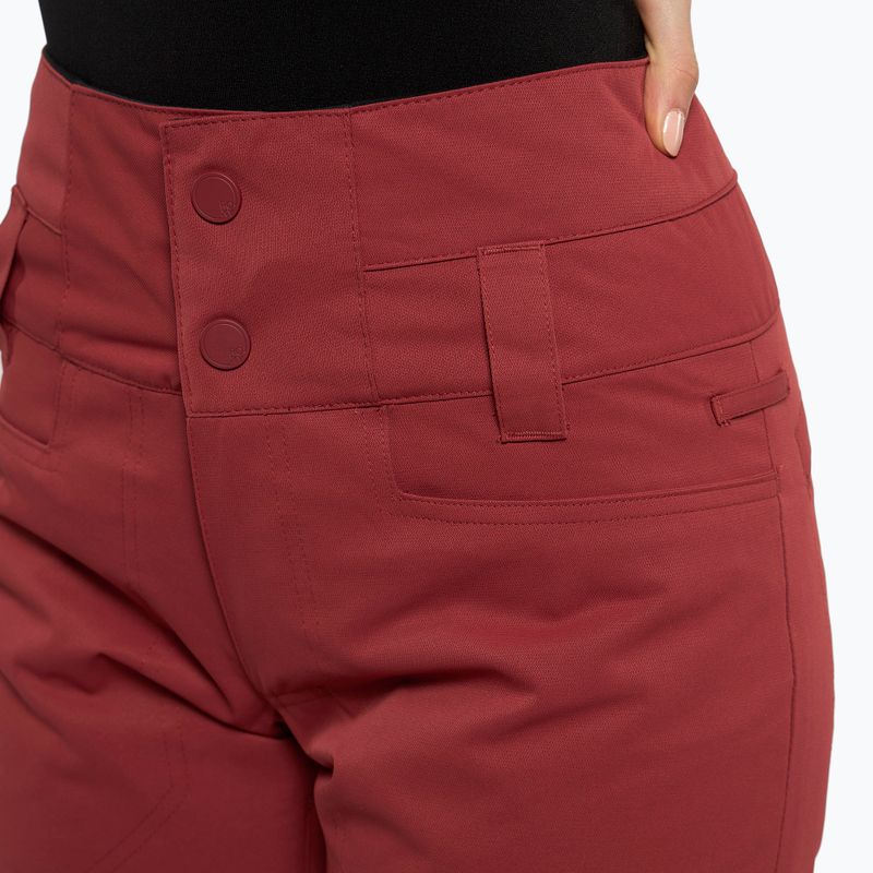 Moteriškos snieglenčių kelnės ROXY Diversion brick red 6