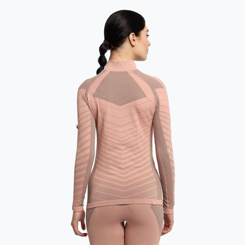 Moteriški termoaktyvūs marškinėliai ROXY Base Layer Top Warmlink gray violet 4