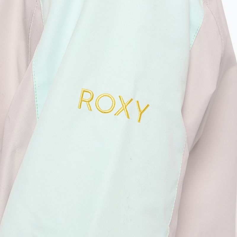 Moteriška snieglenčių striukė ROXY Ravine Hoodie pilkai violetinė 6