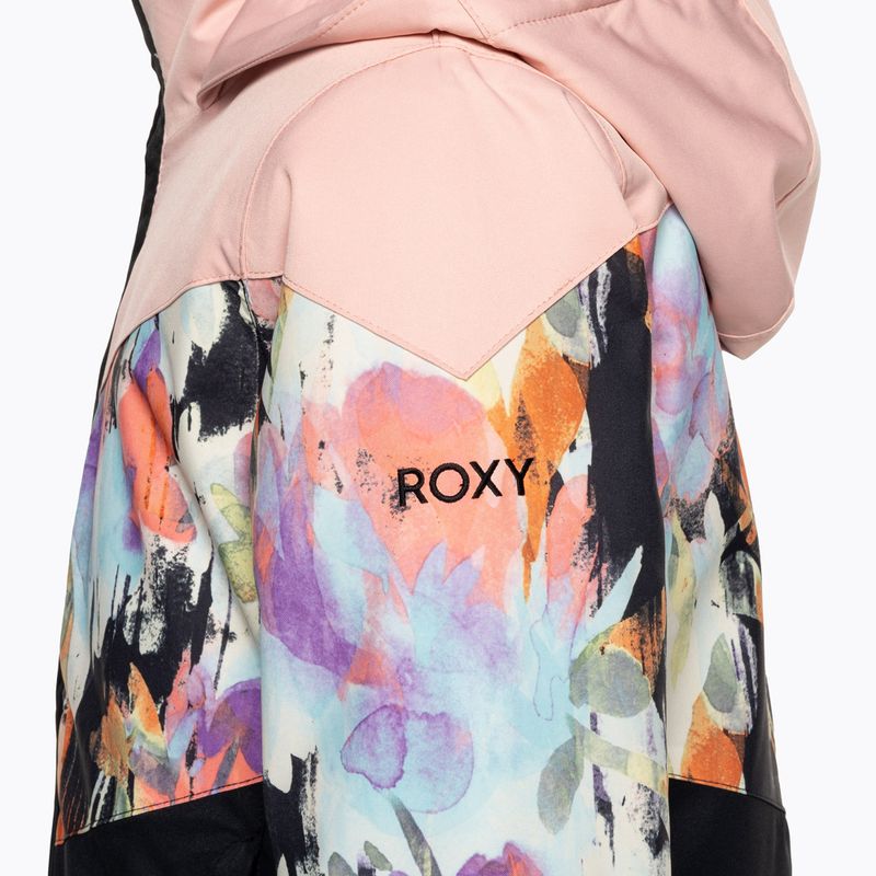 Vaikiška snieglenčių striukė ROXY Whist true black tenderness 3