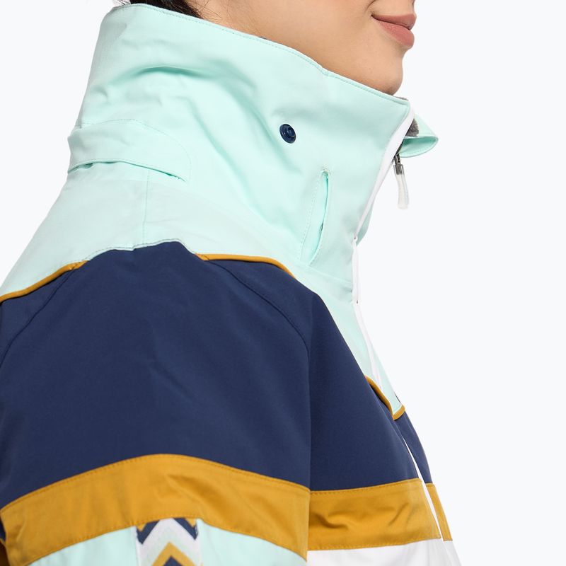 Moteriška snieglenčių striukė ROXY Peak Chic Insulated fair aqua 7