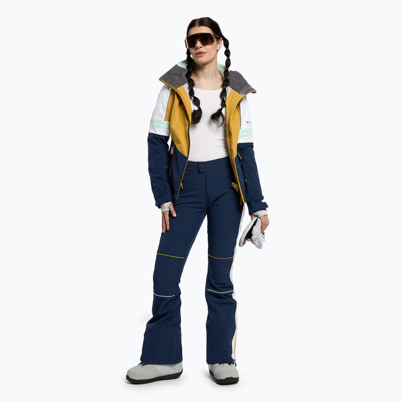 Moteriška snieglenčių striukė ROXY Peak Chic Softshell honey 2