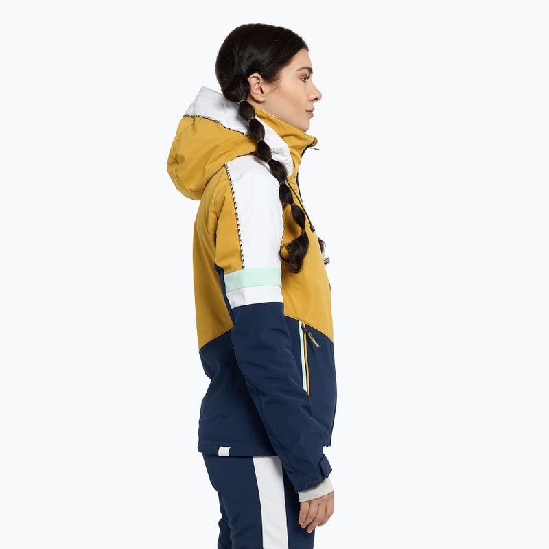 Moteriška snieglenčių striukė ROXY Peak Chic Softshell honey 3
