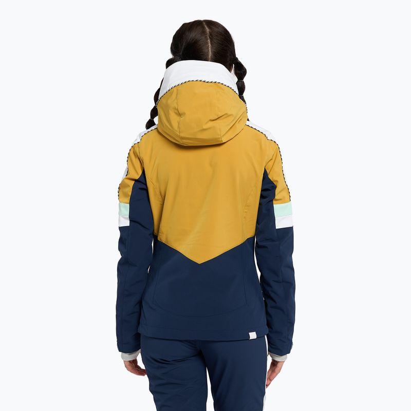 Moteriška snieglenčių striukė ROXY Peak Chic Softshell honey 4
