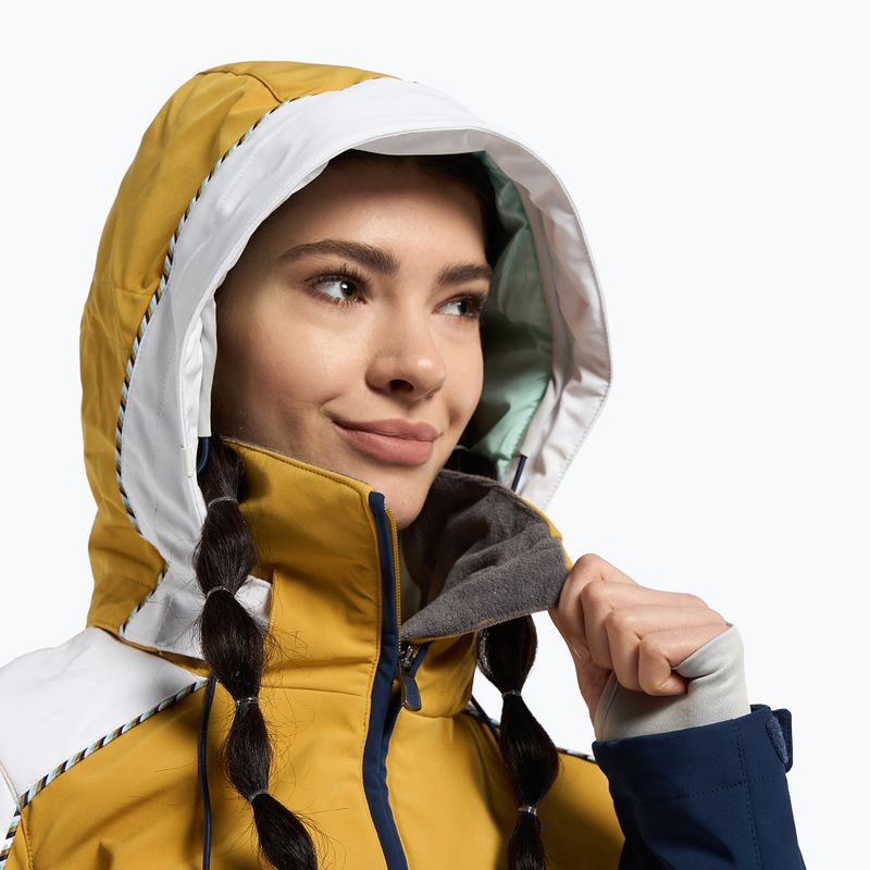 Moteriška snieglenčių striukė ROXY Peak Chic Softshell honey 5