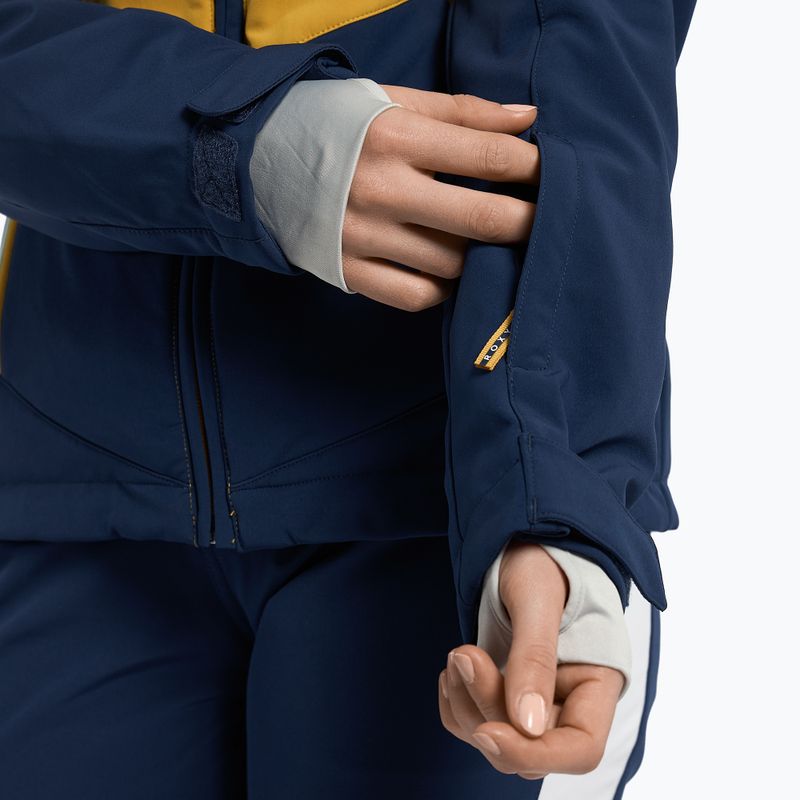 Moteriška snieglenčių striukė ROXY Peak Chic Softshell honey 9